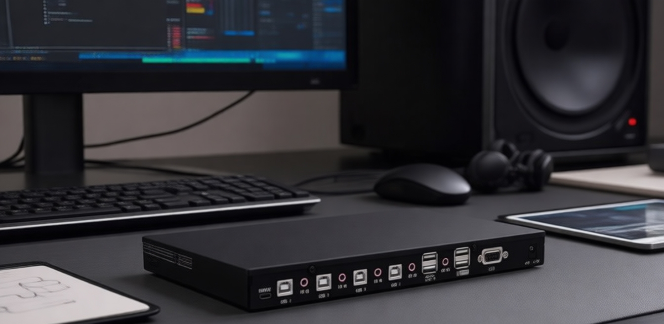 Evetron KM 4U2ASK: четыре порта для управления 8 компьютерами