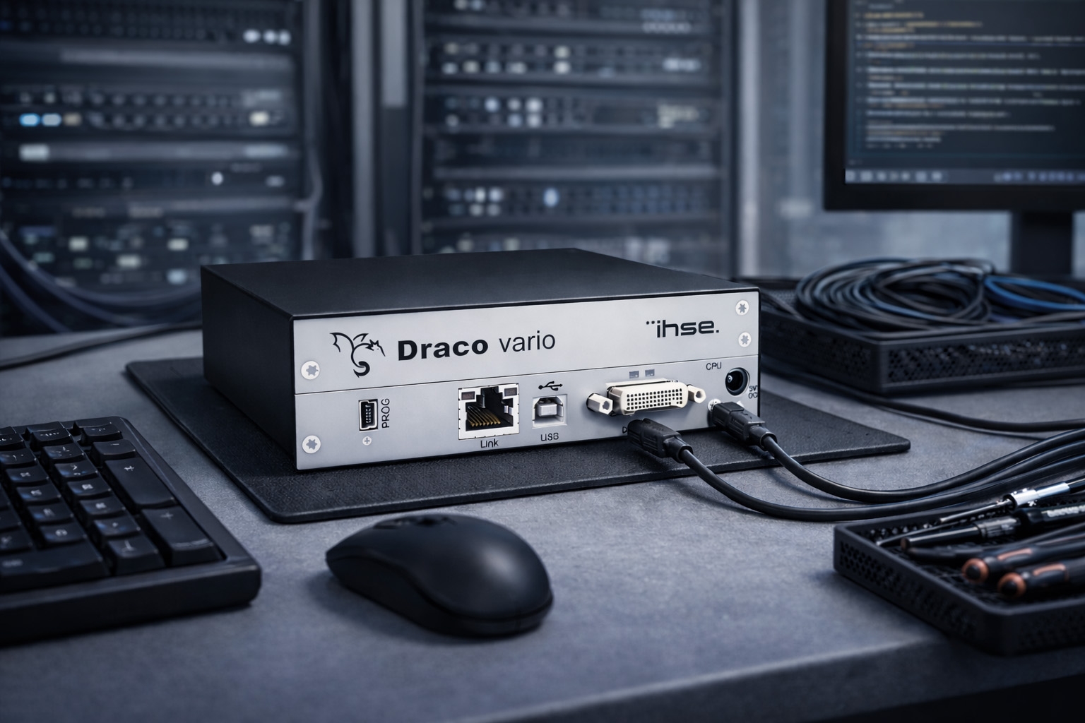 Draco vario Dual-Head — KVM для полноформатных двухмониторных рабочих мест