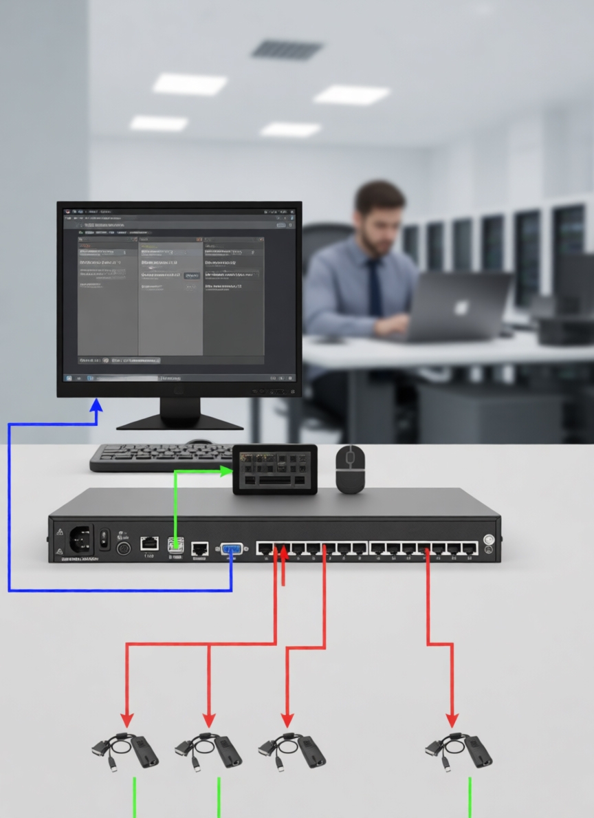 Evetron анонсирует выпуск нового KVM-переключателя SV 010X-X-С