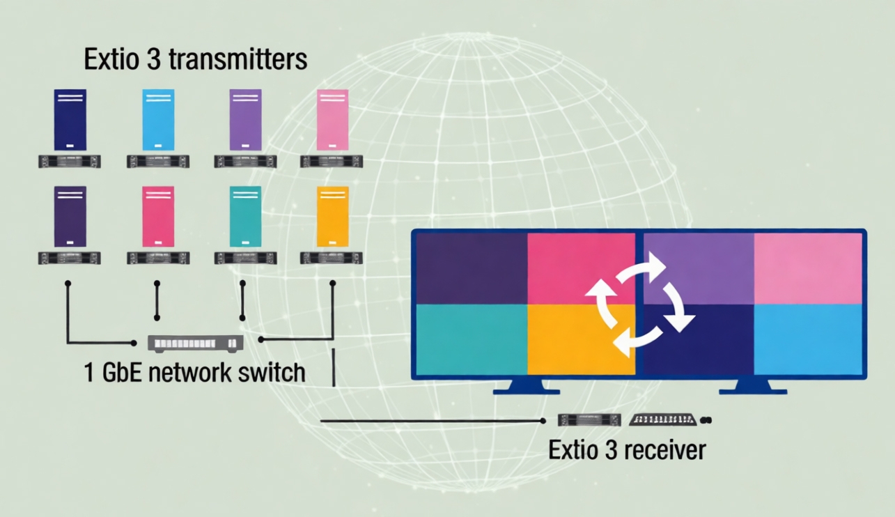 Калейдоскоп возможностей Matrox Extio 3 IP KVM 