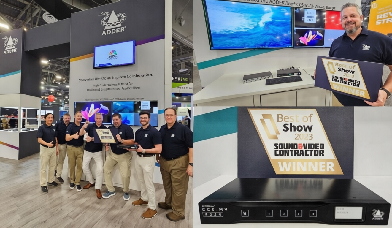 ADDERView® CCS-MV — победитель выставки ISE'24